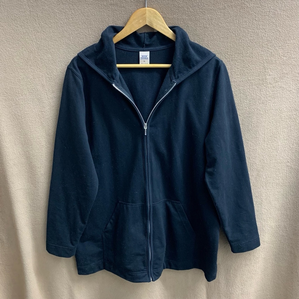B18-Men's High Sierra Jacket XL black Y2K vintage